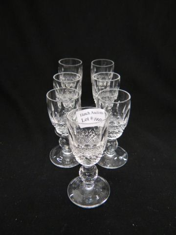 Appraisal: Waterford Colleen Cut Crystal Cordials signed excellent