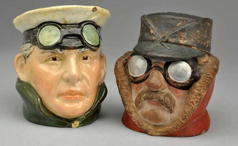 Appraisal: Lot of Automotive Tobacco Humidors Includes one with goggles marked