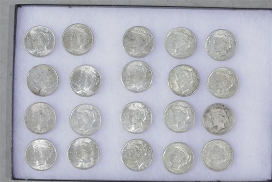 Appraisal: PEACE DOLLARS ASSORTED DATES