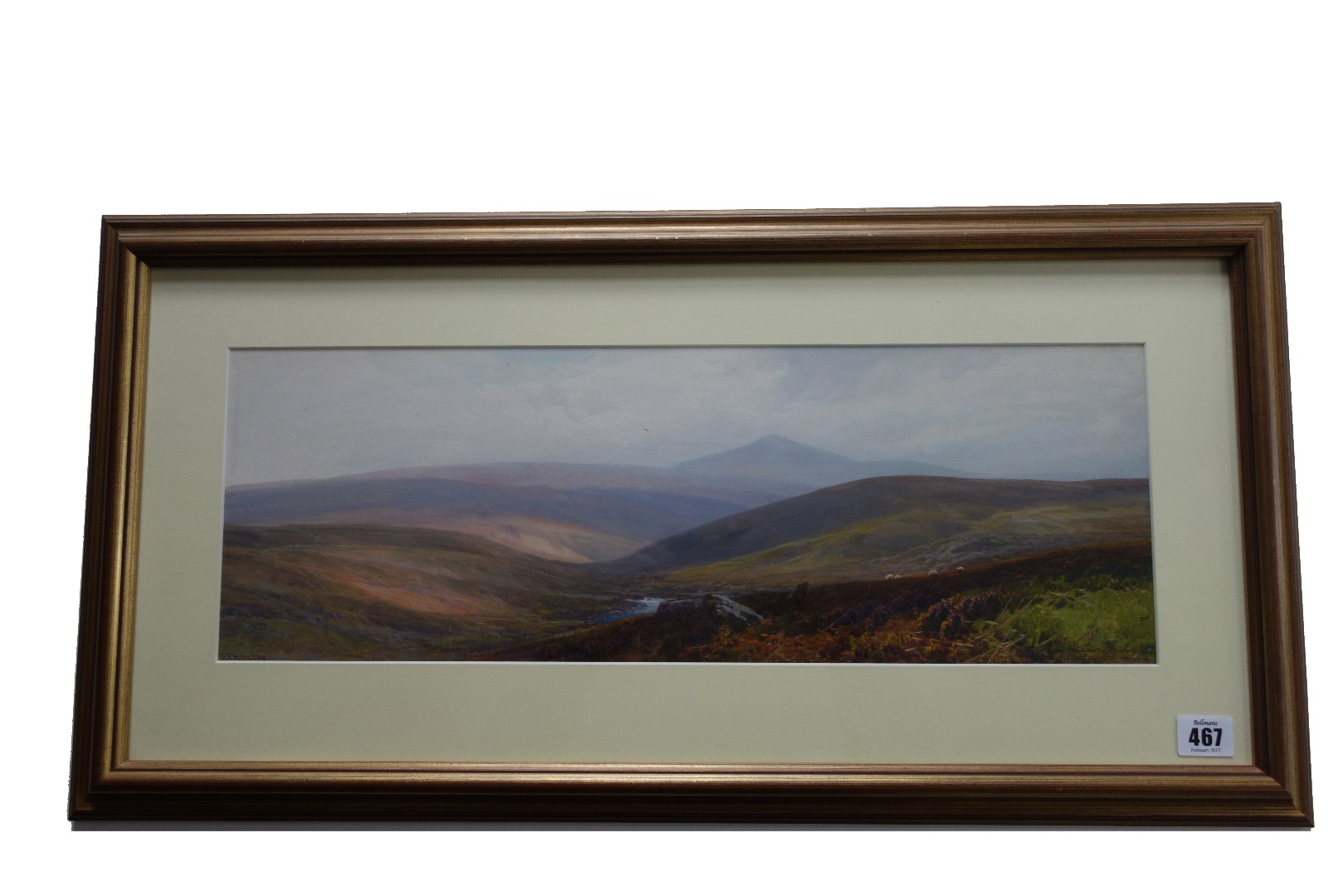 Appraisal: Frederick John Widgery British - An Exmoor landscape signed 'F