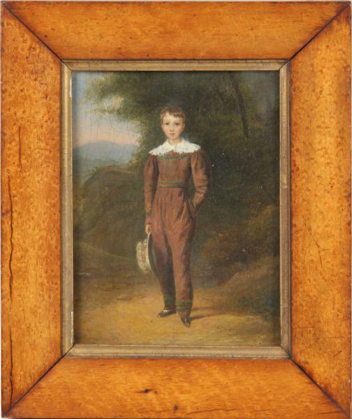 Appraisal: after Gainsborough Boy in Brown th c oil on canvas