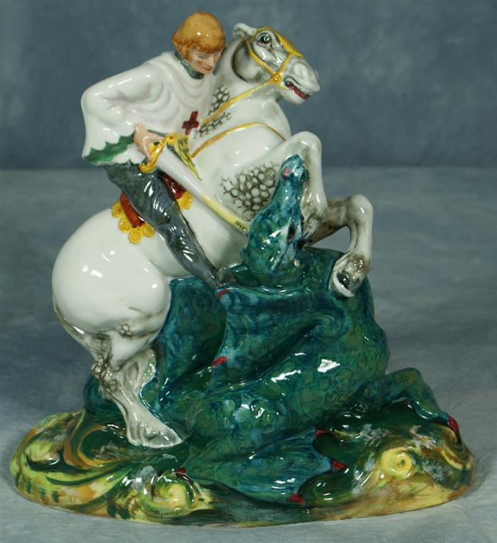 Appraisal: Royal Doulton figurine HN St George no damage tall Estimate