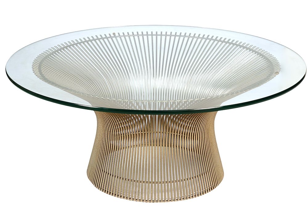 Appraisal: Vintage Warren Platner Coffee Table for Knoll Warren Platner American