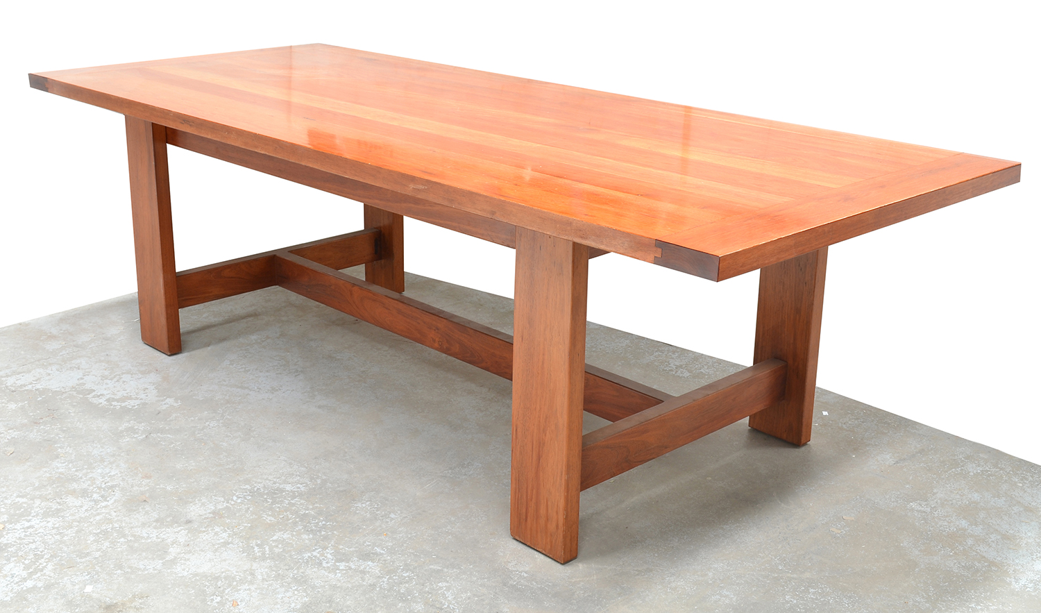 Appraisal: KELL GRANT OAK TABLE X CMS