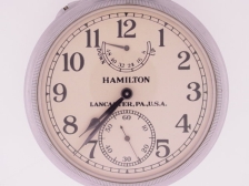 Appraisal: Hamilton Model S J deck watch with inner and outer