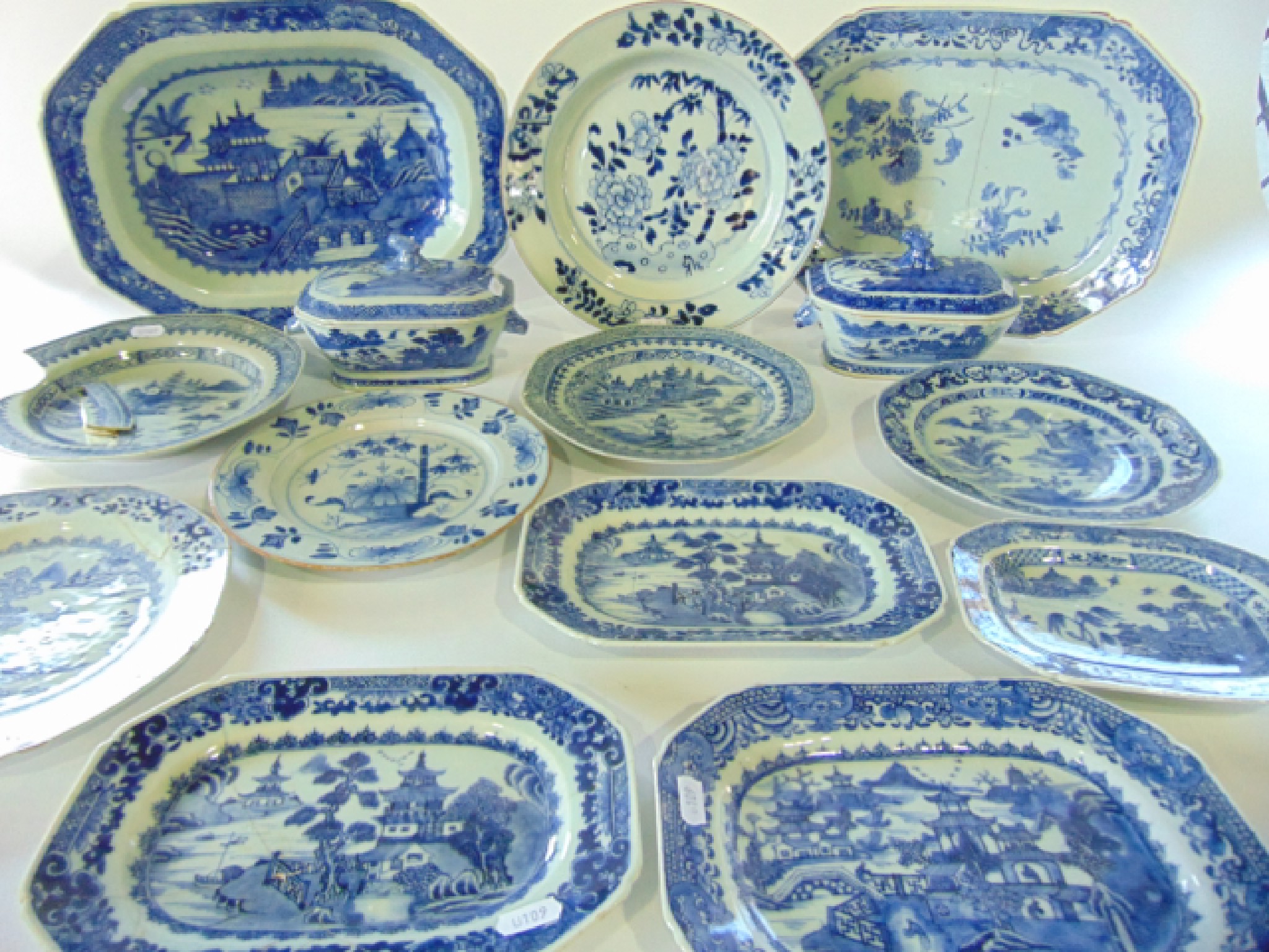 Appraisal: A collection of early th century and other oriental blue