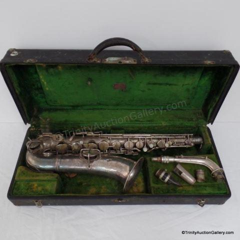 Appraisal: Conn New Wonder Silverplate Alto Saxophone Serial - Patent Dated