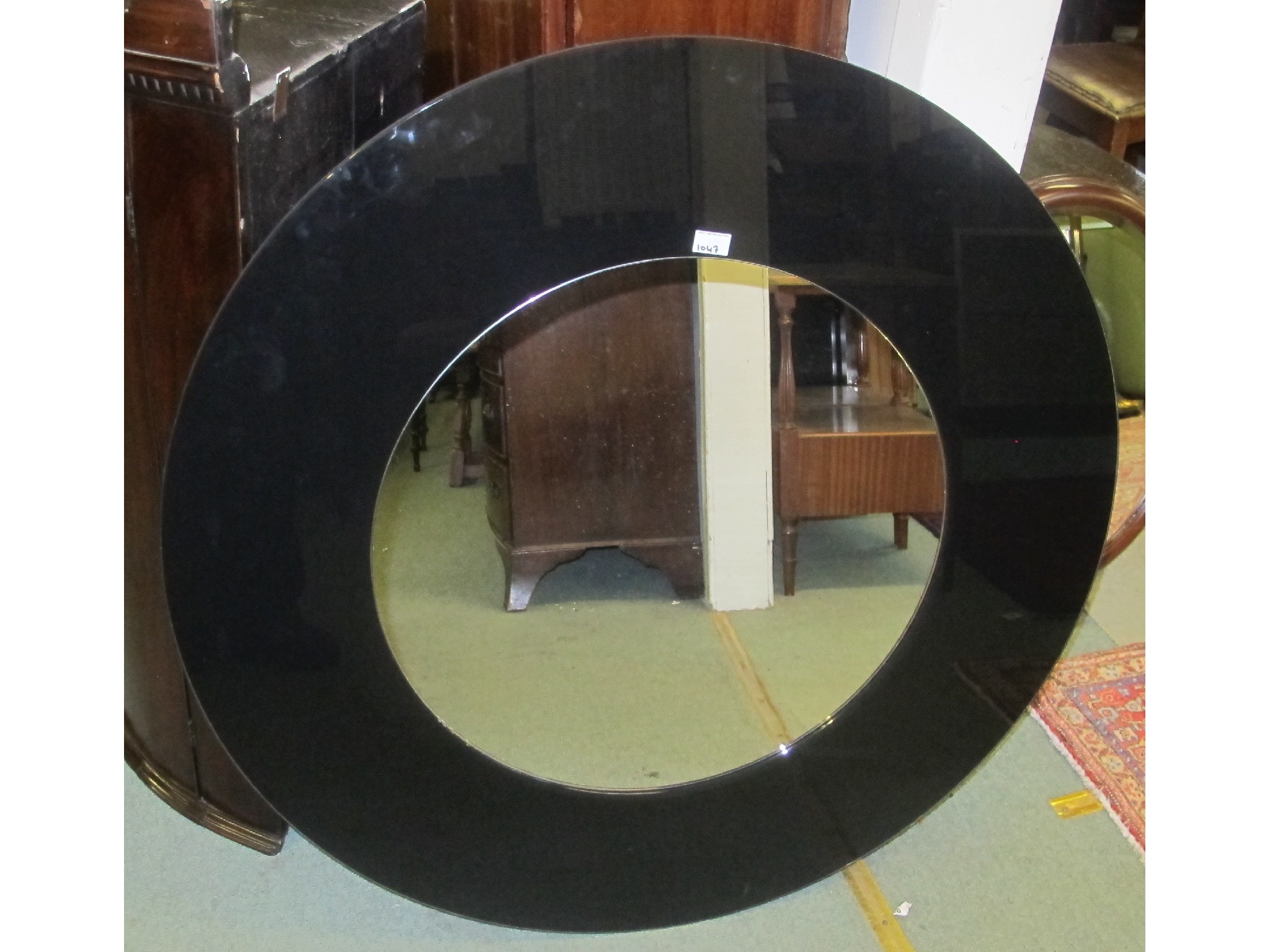 Appraisal: Modern circular wall mirror