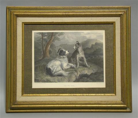 Appraisal: SIR EDWIN LANDSEER THE TWA DOGS along with Two other