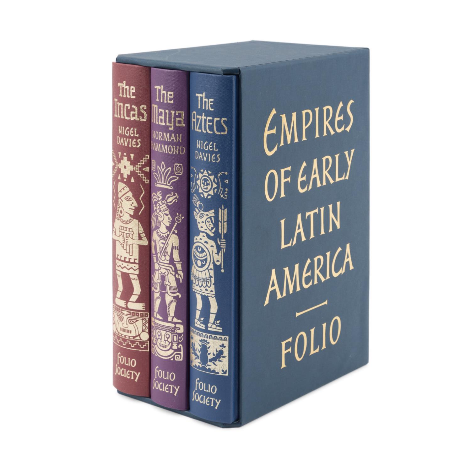 Appraisal: THREE FOLIO SOCIETY LATIN AMERICAN EMPIRES BOOKS Three volume boxed