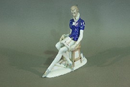 Appraisal: A Spanish porcelain figure