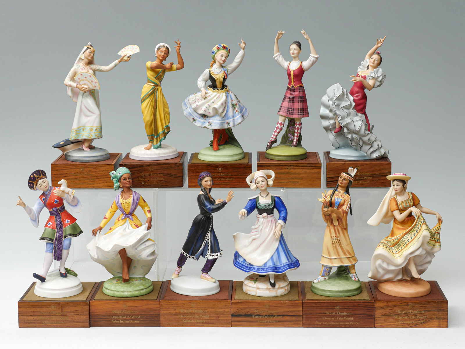 Appraisal: DANCERS OF THE WORLD ROYAL DOULTON FIGURES Peggy Davies for