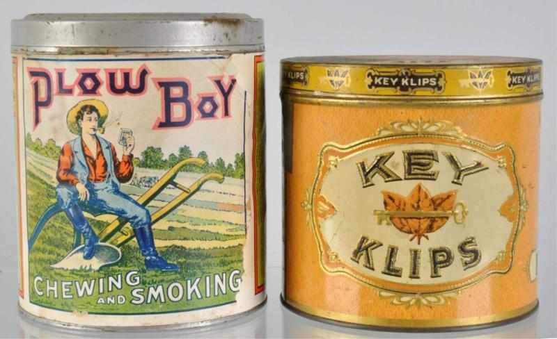 Appraisal: Lot of Tobacco Tins Description Includes Plow Boy with paper