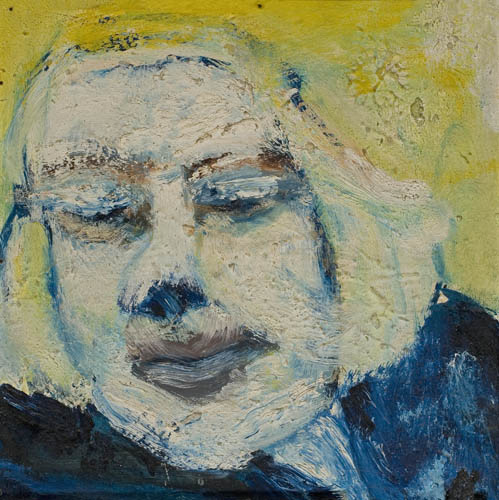 Appraisal: GRACE HARTIGAN Self Portrait Oil on board x mm x