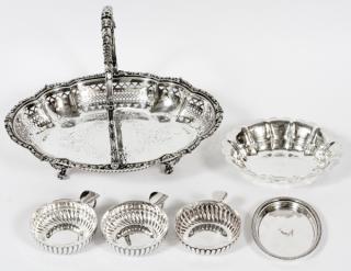 Appraisal: MARTIN HALL CO ENGLISH SILVERPLATE TABLEWARE MARTIN HALL CO OTHER