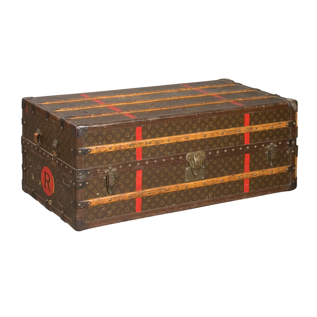 Appraisal: Louis Vuitton Trunk Height inches width inches depth inches