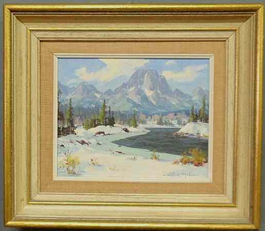 Appraisal: McCoy Wilton Charles American - oil on artist board winter