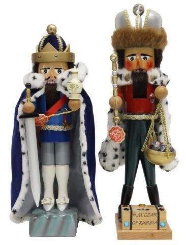 Appraisal: lot of Handmade German Steinbach holiday nutcrackers all polychrome painted