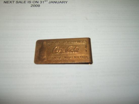 Appraisal: A set of Coca Cola St Louis World Fair brass