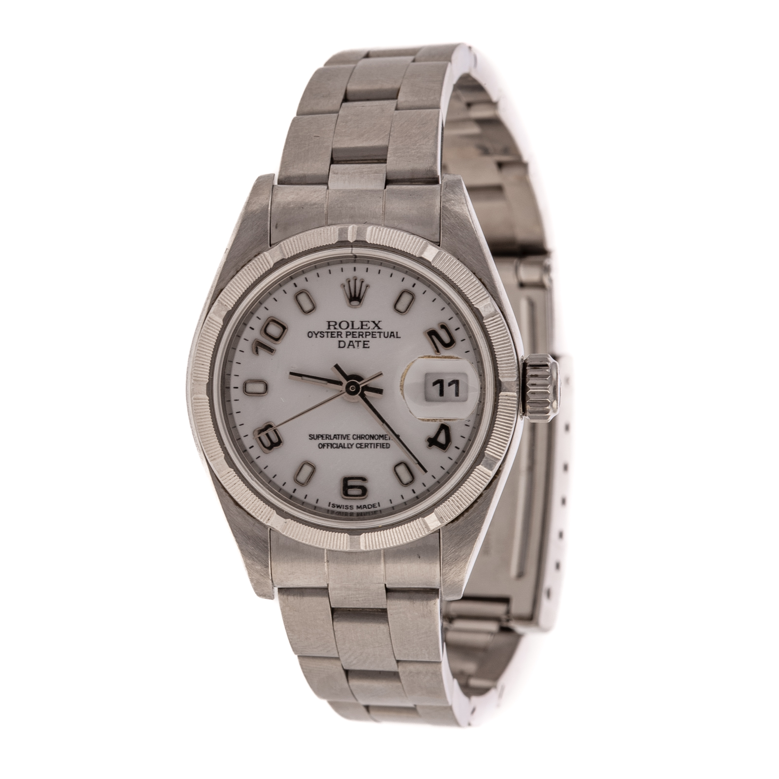 Appraisal: A STAINLESS ROLEX OYSTER PERPETUAL DATE MM Stainless steel Rolex