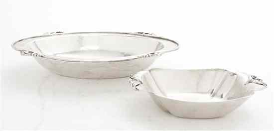 Appraisal: Two American Sterling Silver Articles Cellini Chicago each a bowl