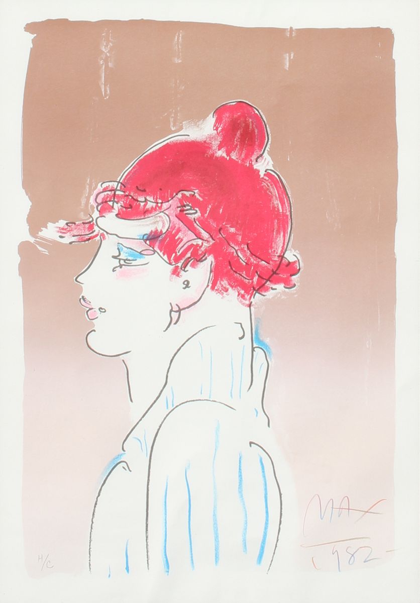 Appraisal: MAX Peter German-America - ''Girl From Ibiza'' H C Lithograph