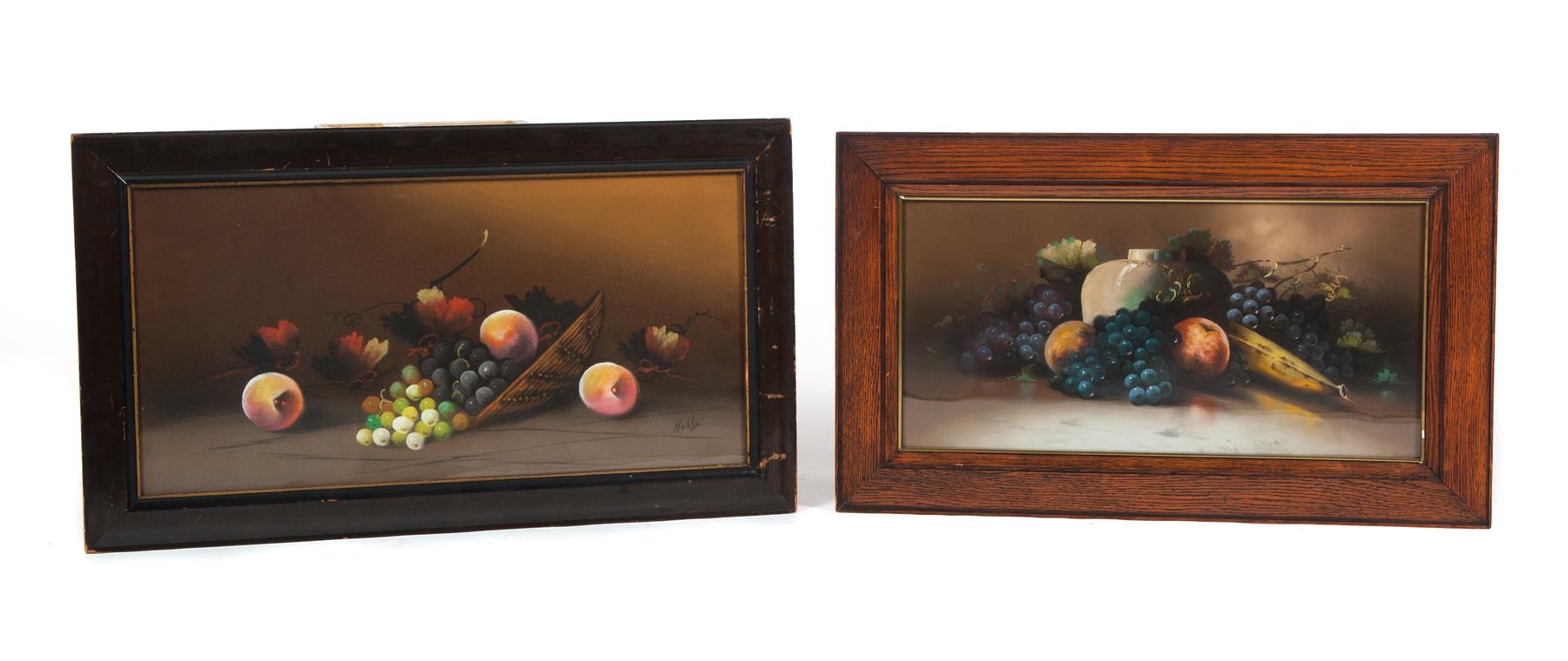 Appraisal: TWO STILL LIFES AMERICAN SCHOOL LATE TH CENTURY Pastel on