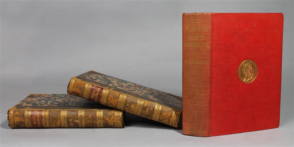 Appraisal: MEMOIRS OF MARIE ANTOINETTE VOL I AND II BY MADAME