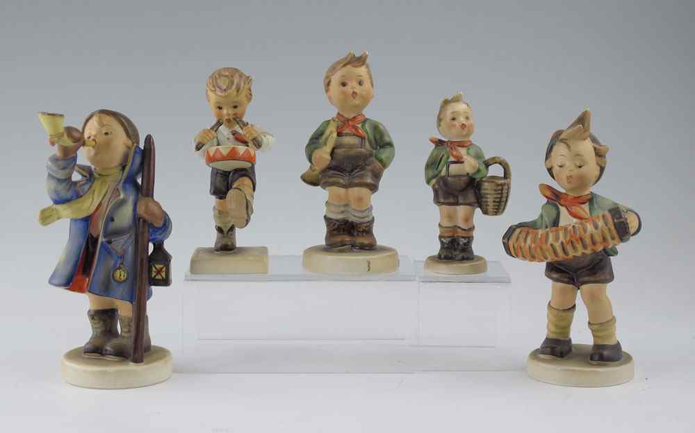 Appraisal: HUMMEL FIGURINES - FULL BEE MARK TMK To include HEAR