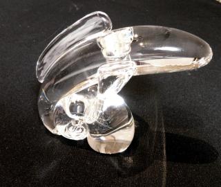 Appraisal: Steuben crystal paperweight Steuben crystal paperweight- Dolphin h