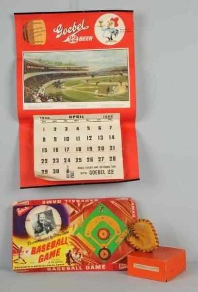 Appraisal: Lot of Pieces of Baseball Memorabilia Description Includes Baseball Game