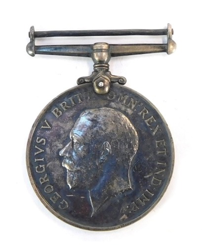 Appraisal: A British War Medal awarded to Pte James Burns Royal