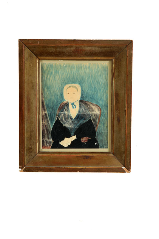 Appraisal: PORTRAIT OF AN OLDER LADY AMERICAN SCHOOL LATE S-EARLY S