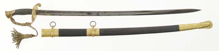 Appraisal: PRESENTATION SWORD OF MAJ CHARLES P CHANDLER ST MASS INFANTRY