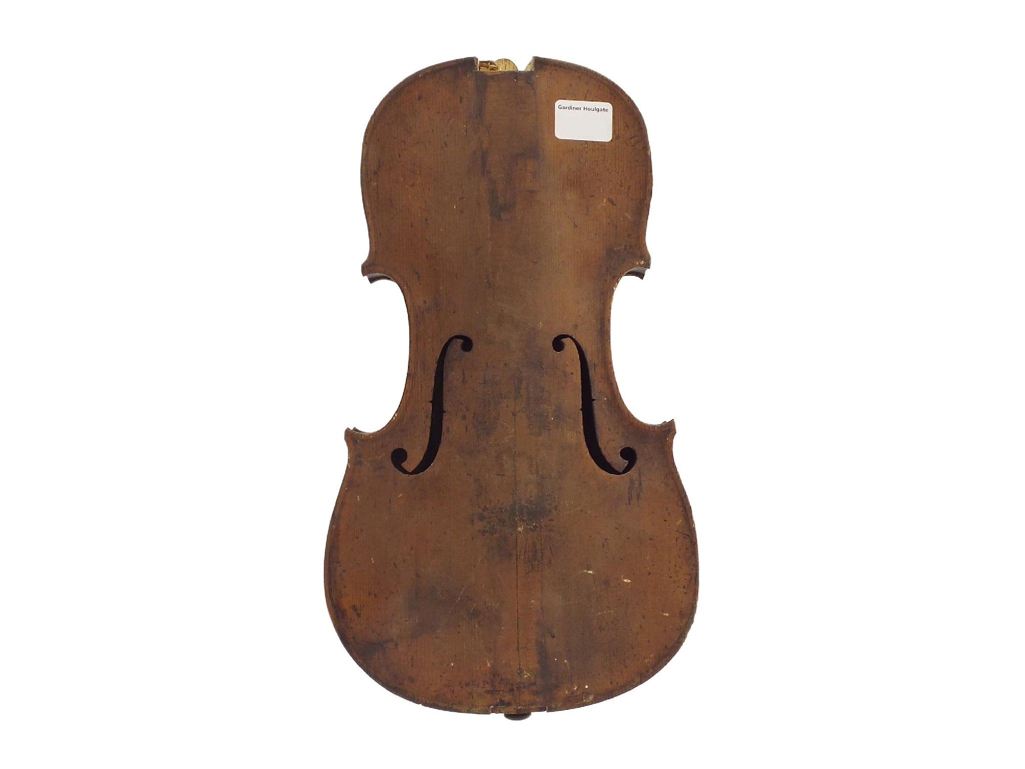 Appraisal: th century Saxon violin cm at fault