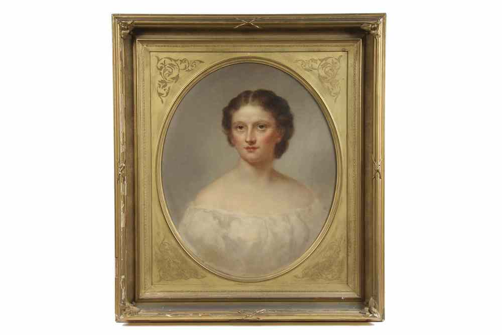 Appraisal: OOC - Bust Portrait of Georgiana May Stowe daughter of