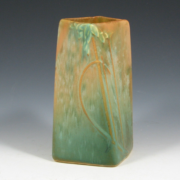 Appraisal: Roseville Futura - Green Twist Vase Roseville Futura - green