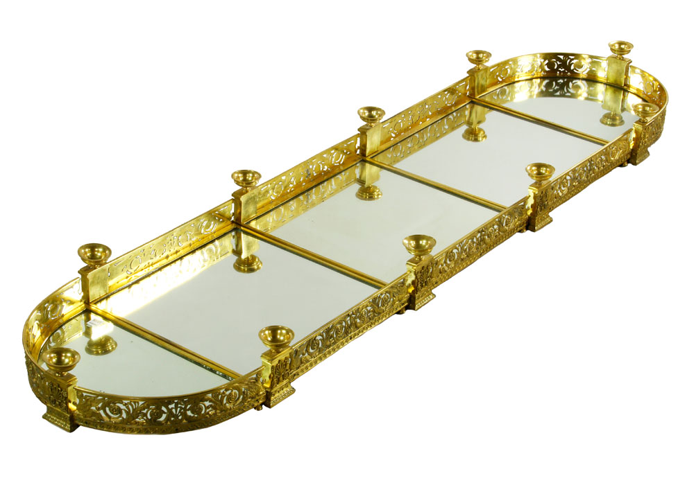 Appraisal: - th C French Gilt Bronze Plateau Suite th century