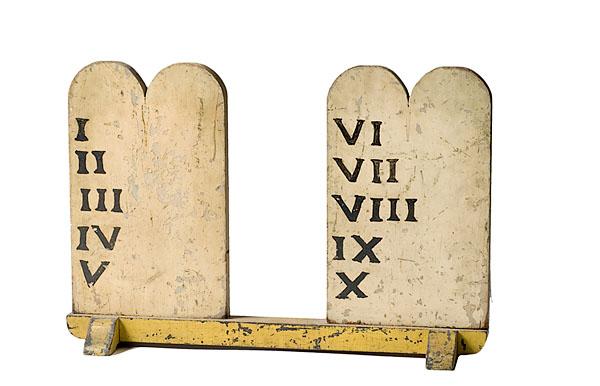 Appraisal: ODD FELLOWS TABLETS WITH ROMAN NUMERALS American circa Carved and