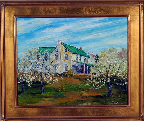 Appraisal: The Apple Bloom McConnel's Orchard upper Salford oil on masonite