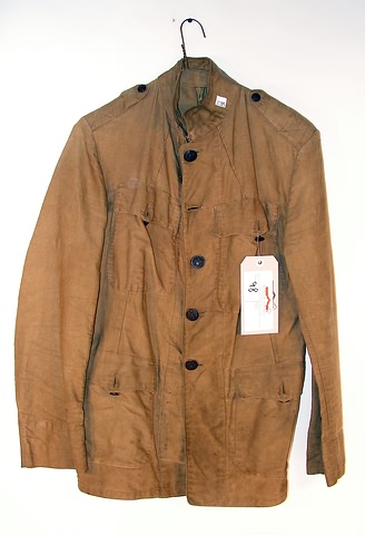 Appraisal: US WWI enlisted man's summer weight four pocket tunic Tunic