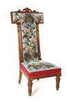 Appraisal: SIDE CHAIR - Fine English Victorian beaded walnut side chair