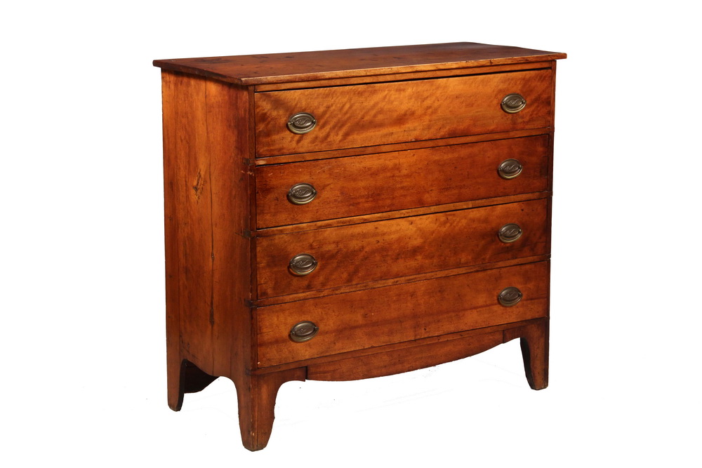 Appraisal: HEPPLEWHITE DRESSER - th c New England Country Chest of