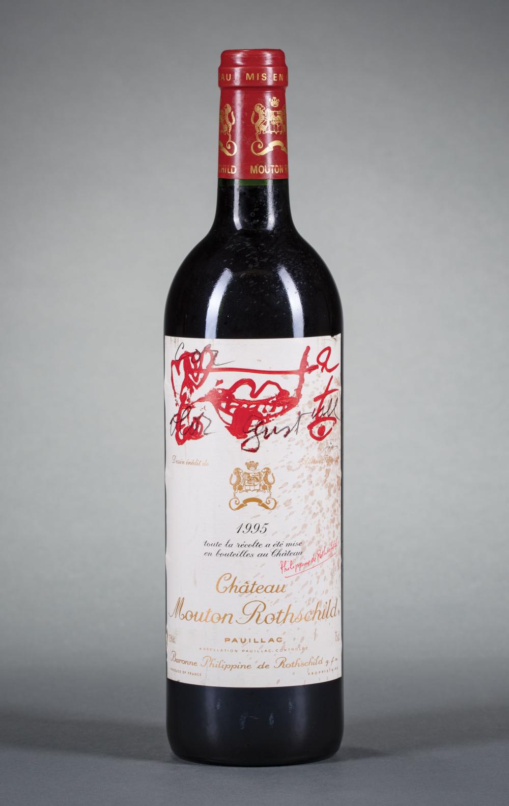 Appraisal: Mouton Rothschild Artist Label Series Ch teau Mouton Rothschild Pauillac