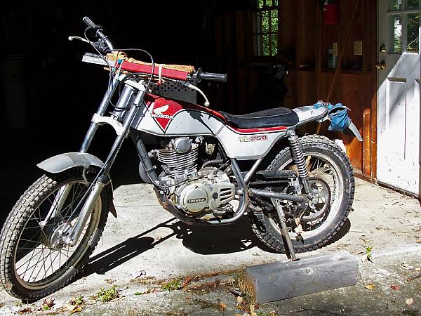 Appraisal: c Honda TL Trials MotorcycleFrame no TL Having established itself