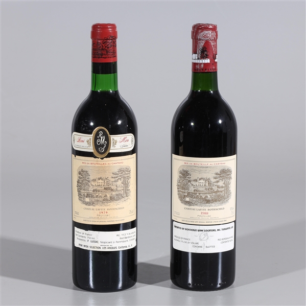 Appraisal: Two bottles of Chateau Lafite Rotshchild including one red bordeux