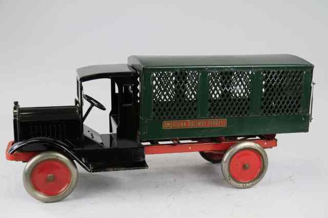 Appraisal: KEYSTONE PACKARD AMERICAN RAILWAY EXPRESS TRUCK C pressed steel enclosed