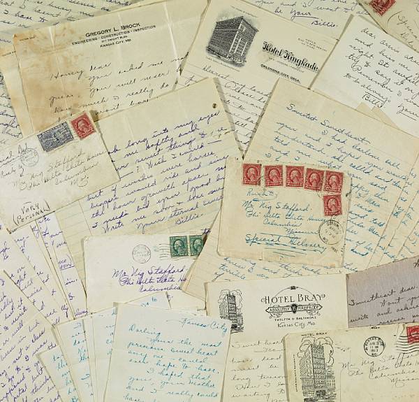 Appraisal: A Joan Crawford collection of love letters handwritten to a