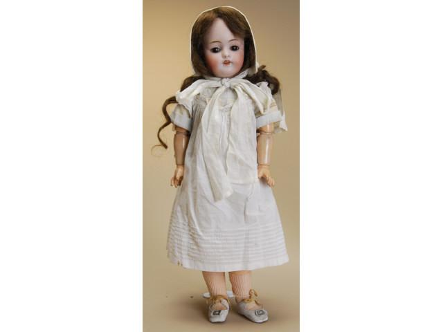 Appraisal: Kestner Child with Original Dress Germany ca bisque socket head