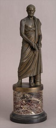 Appraisal: AFTER A MESSINA DEMOSTHENES Bronze impressed at base A Messina